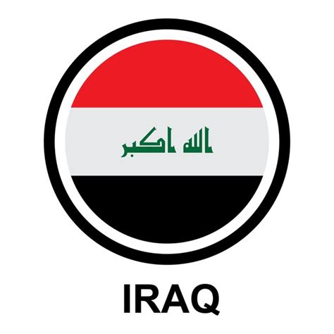 Premium Vector Iraq Country Flag Icon