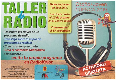 Taller De Radio Noticias CUENCAJOVEN Centro Joven CUENCA