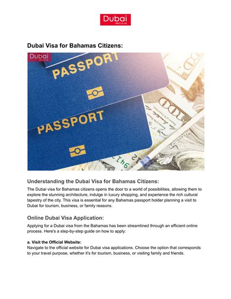 Ppt Navigating The Gateway A Comprehensive Guide To Dubai Visa For Bahamas Citizens