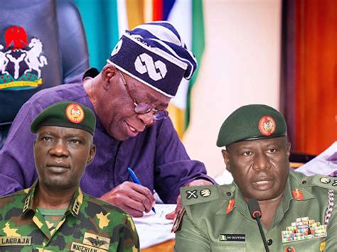 Tinubu Appoints Oluyede As Acting Chief Of Army Staff While Lagbaja