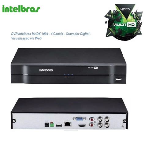 Gravador Digital Dvr Canais Mhdx Intelbras Liga Tudo