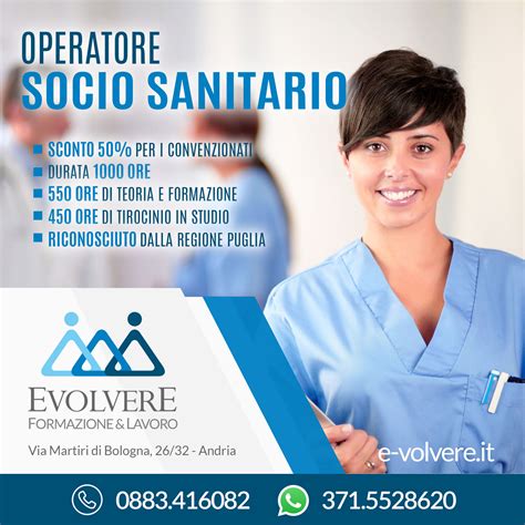 Corso Di Qualifica Di Operatore Socio Sanitario OSS Evolvere