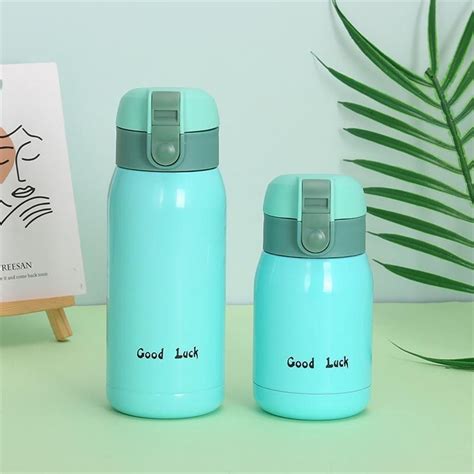 Angfeng Goodluck Letter Cup Creative Couple Big Belly Insulation Cup