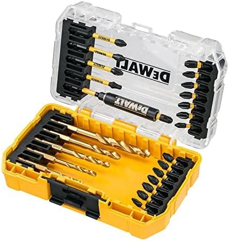 DEWALT Coffret 25 Pieces Forets Flextorq Amazon Fr Bricolage