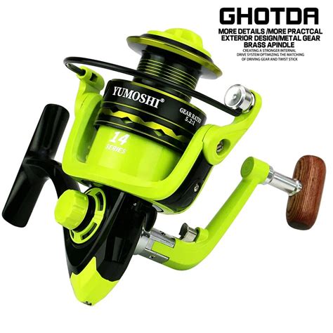 GHOTDA Fishing Reel 2000 3000 4000 5000 6000 7000 High Speed Spinning