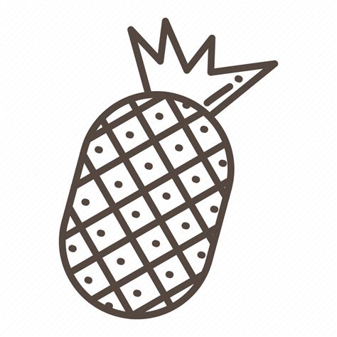 Pineapple Fruits Fruit Food Vegetable Icon Download On Iconfinder