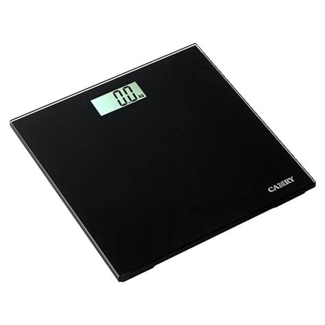 Camry Digital Electronic Lcd Personal Black Glass Bathroom Body Weight