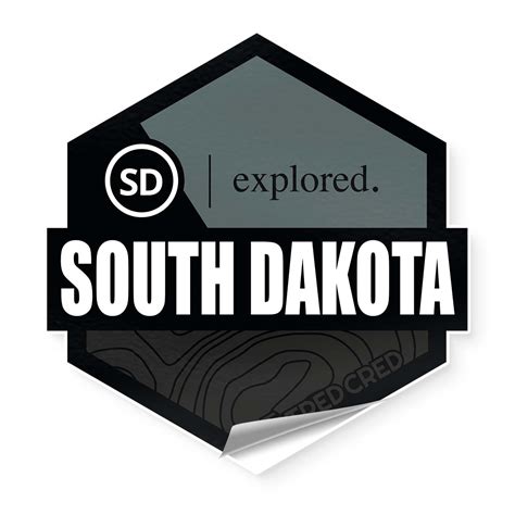 Sticker South Dakota State Tred Cred