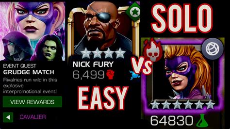 Mcoc Event Quest Grudge Match Nick Fury 4 Vs Titania Marvel Kabam Contest Of Champions