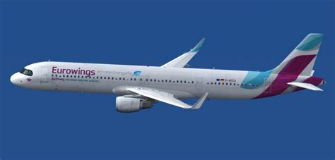 Fs Fsx Eurowings Airbus A Fictonal A Neo Texture D