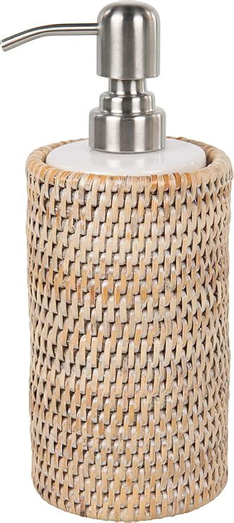 Amazon Kouboo La Jolla Rattan Liquid Soap Dispenser Fl Oz