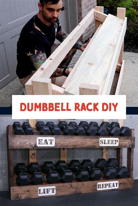 Diy Dumbbell Rack Made From Wood Easy To Follow Step By Step Directions