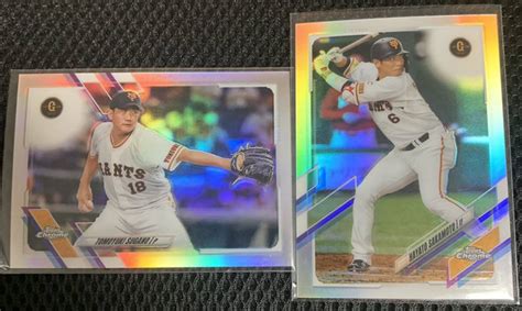 Yahooオークション Topps Chrome 2021 Npb 読売ジャイアンツ 坂本勇