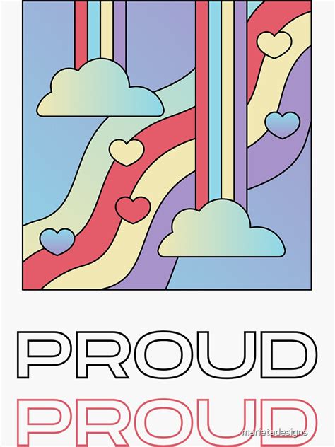 Rainbow Gay Pride Lgbt Pride Sticker For Sale By Marietadesigns Redbubble