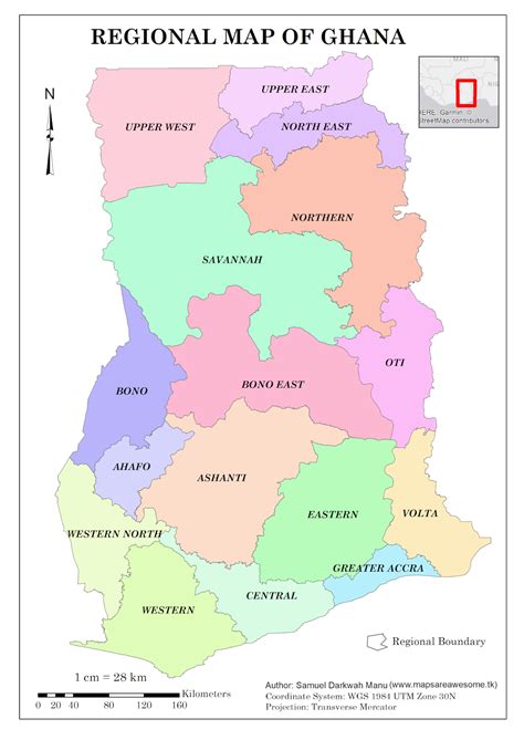 Write The 16 Regions In Ghana And Their Capitals Printable Online