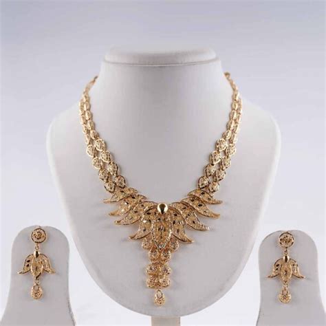 22k Gold Necklace Bsa Gold And Diamonds