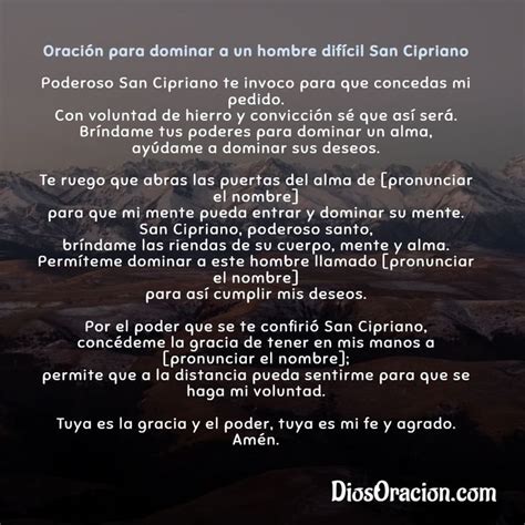 Oración a San Cipriano para dominar San cipriano oracion Oraciones