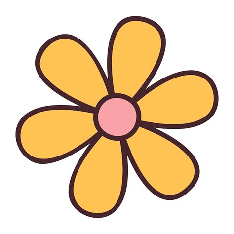 Premium Vector Yellow Flower Floral Design Element