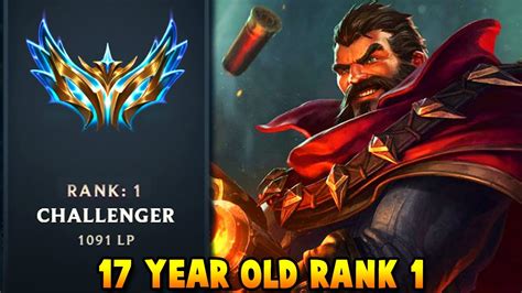 Rank Challenger Year Old Shows You How To Carry Teemo Otp Off