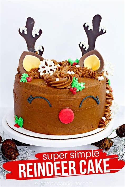 How to Make a Reindeer Cake ⋆ Sugar, Spice and Glitter