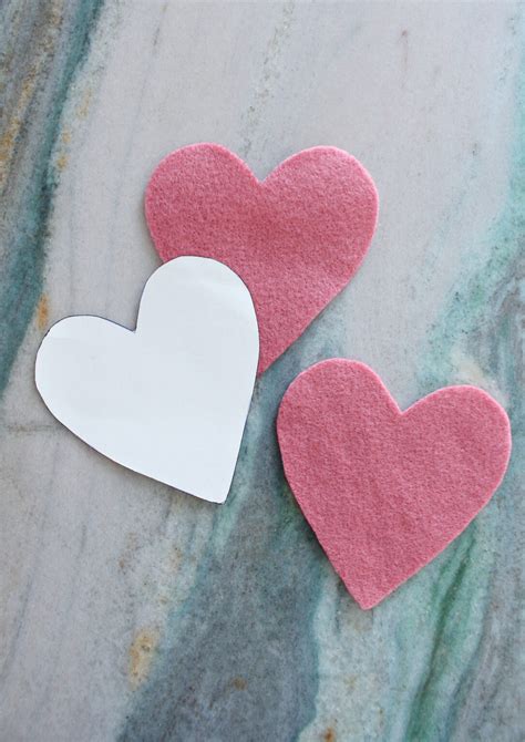 Diy Felt Heart Ornaments With Beading Dans Le Lakehouse