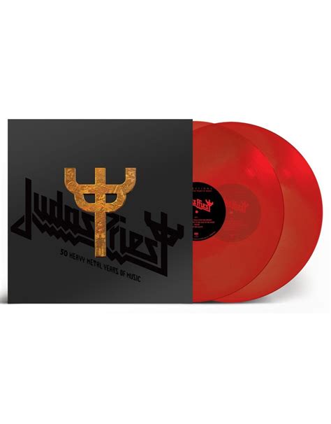 Judas Priest Reflections 50 Heavy Metal Years Of Music Red Vinyl Pop Music