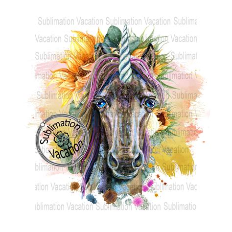 Unicorn Design Unicorn Sublimation Design Sublimation Etsy Laser