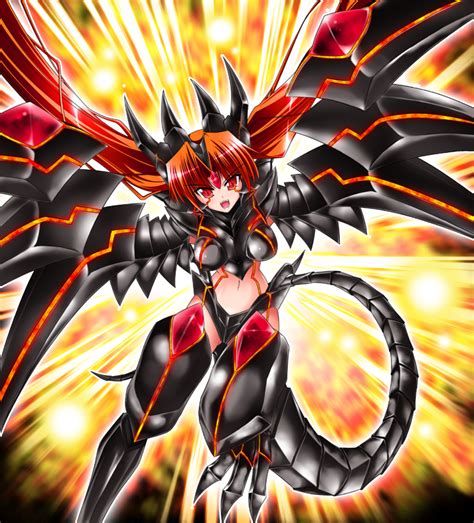 Red Eyes Darkness Metal Dragon Yu Gi Oh Drawn By Bunji Danbooru