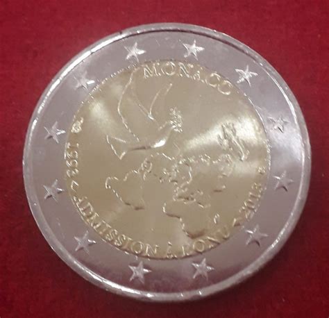 Moneda Conmemorativa Euros Monaco Onu Numism Tica Felipe Vi