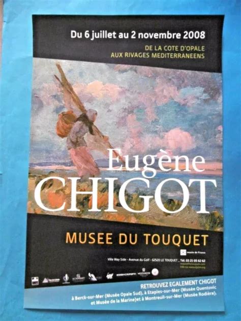 Chigot Eug Ne Affiche Originale Le Touquet C Te D Opale P Cheuse