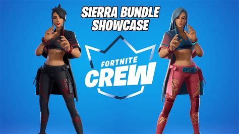 Fortnite Leaked Sierra Skin Showcase New Crew Pack Showcase Youtube