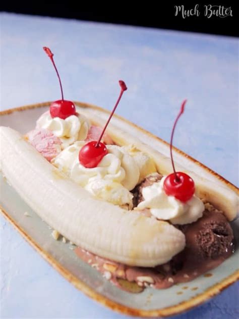 Fast And Easy Banana Split Ice Cream Much Butter