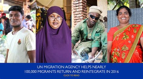 Un Migration Agency Helps Nearly 100000 Migrants Return And Iom