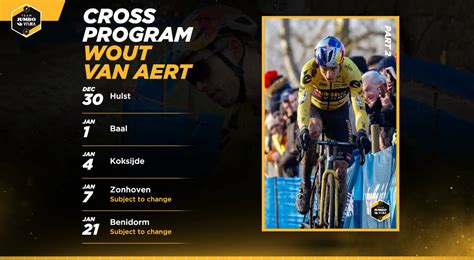 Cyclo Cross Le Calendrier Restreint De Wout Van Aert Velo