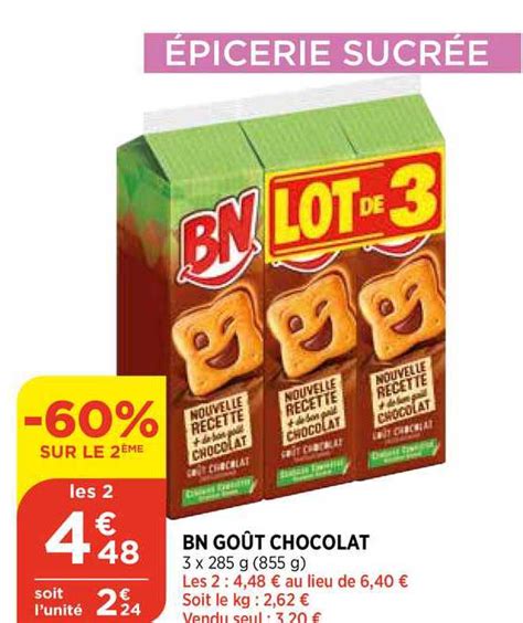 Promo Bn Go T Chocolat Chez Atac Icatalogue Fr