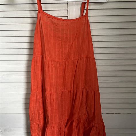 Small Orange Old Navy Dress Depop