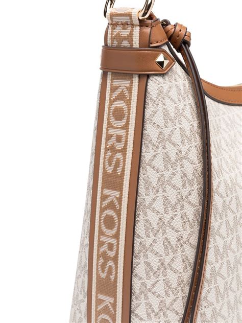 Michael Michael Kors Maeve Monogram Print Tote Bag In Neutrals Modesens