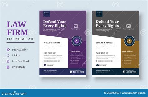 Law Firm Flyer Template Law Firm And Legal Services Flyer Law Firm