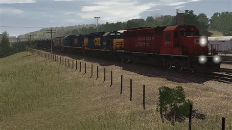 Trainz Railroad Simulator Railfanning The Csx Youtube