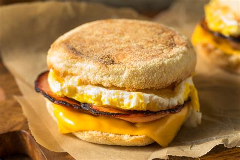 English Muffin Breakfast Sandwich