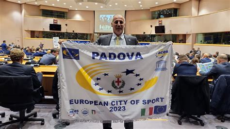 Padova è ufficialmente città europea dello sport 2023 Bonavina ritira