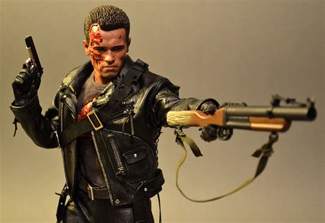 Hot Toys Mms Dx13 Terminator 2 Judgment Day T 800 Battle Damaged Version