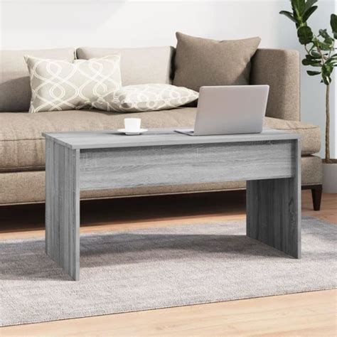 Estink Table Basse Sonoma Gris X X Cm Bois D Ing Nierie