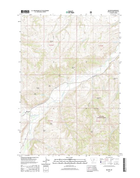 Mytopo Mcleod Montana Usgs Quad Topo Map