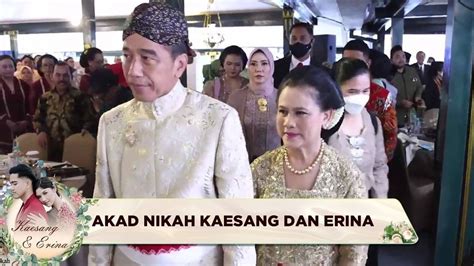 Bahagia Jokowi Iriana Menghampiri Dan Menyapa Tamu Undangan Yang