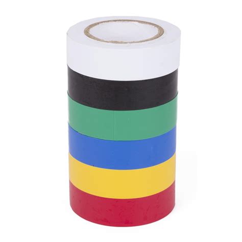 Benson Isolatietape Pvc Meter X Mm Kleuren Set Van