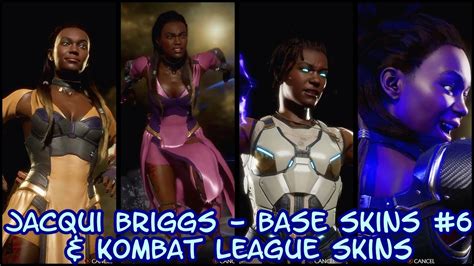 Jacqui Briggs Intros And Victories Base Skins 6 And Kombat League Skins Mortal Kombat 11