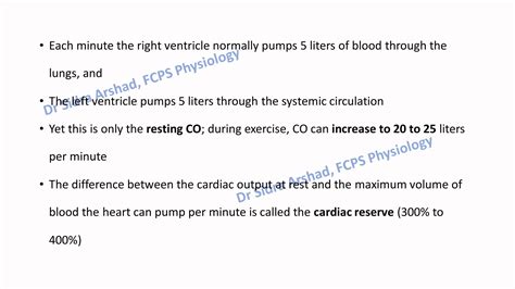 Cardiac Output Venous Return And Their Regulation PPT