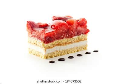 Naked Cake Strawberries Stock Illustration