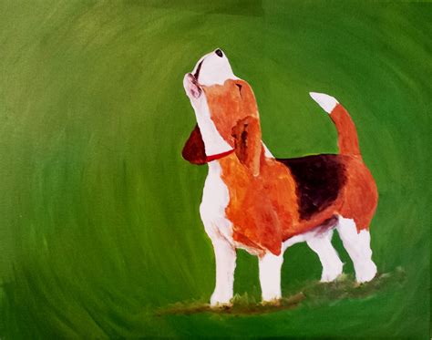 Beagle Painting At Explore Collection Of Beagle